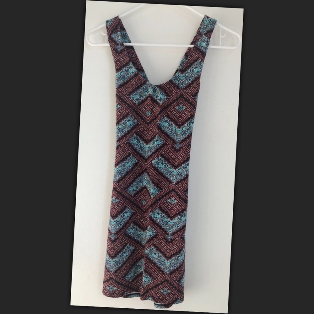 Cotton print bodycon dress size xs